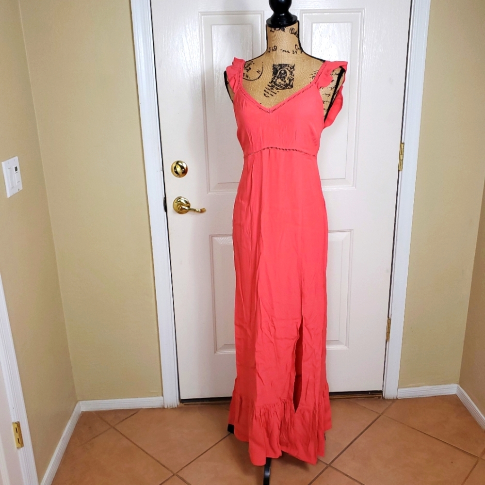 Leith Ruffle Maxi Dress - Picture 3 of 11